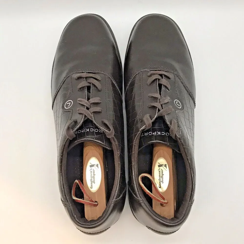 Rockport US Low 6 Pinecone Leather Oxfords K59252  Men's 13M Brown Lace Up Shoes